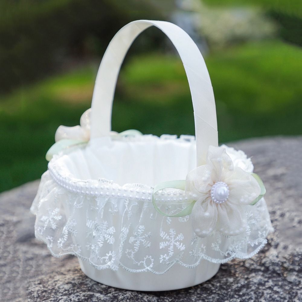 Sweet Lace Wedding Flower Bask - огляд і ціна Gardening Tools Girls