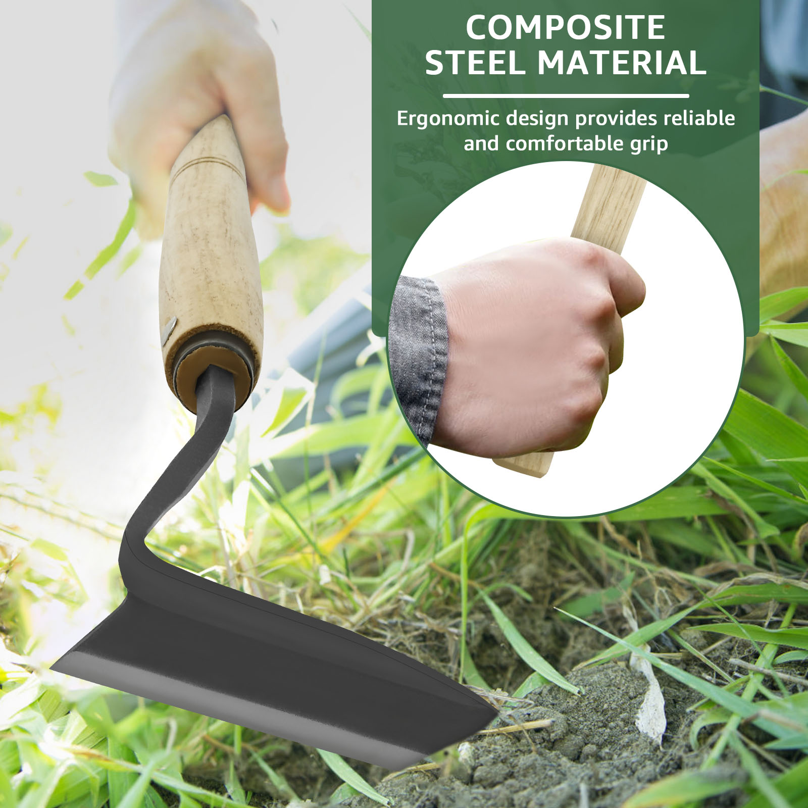 Japanese Weeding Sickle Wooden - огляд і ціна Gardening Hand Tools Japanese