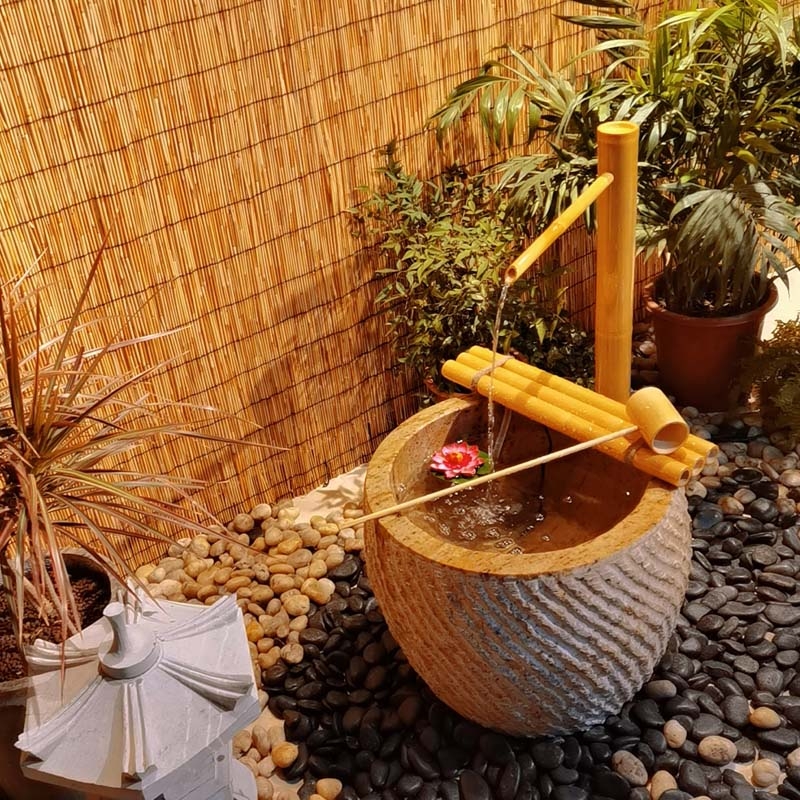 Japanese bamboo Jinglu stone b - огляд і ціна Gardening Hand Tools Japanese